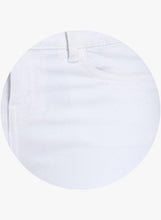White Solid Mid Rise Slim Fit Jeans